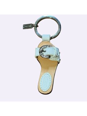 Coach - Y2K Vintage Leather Sandal Bag Charm/Key Chain - EXCELLENT CONDITION
